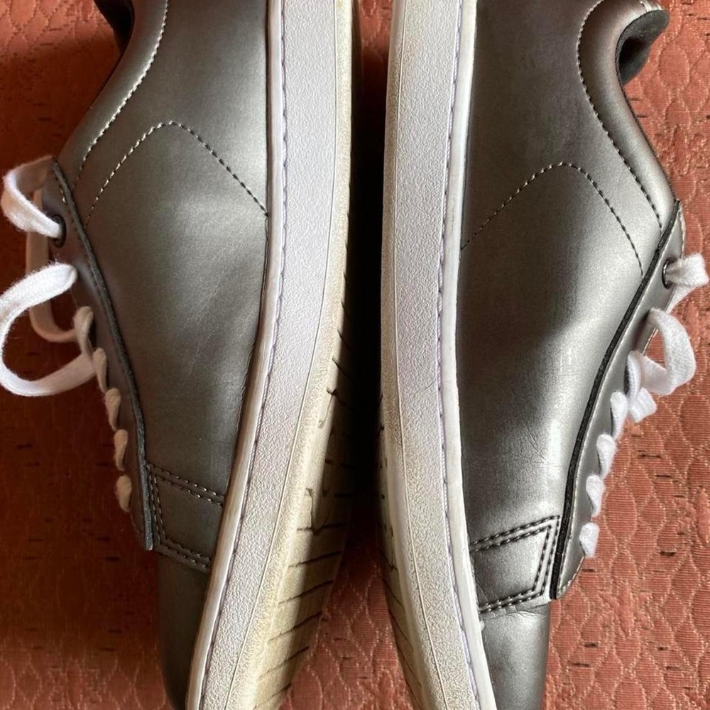 Lacoste sneakers Junior USA 5 Carnaby EVO Silver #lacost - Picture 4 of 7